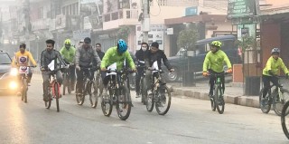स्वास्थ्यका लागि साईकल, भैरहवामा र्याली