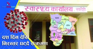 पछिल्लो दश दिन देखि निरन्तर घट्दै संक्रमण
