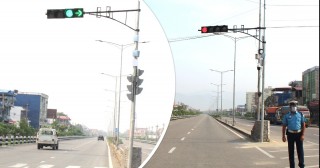 लुम्बिनी प्रदेशमैं पहिलो तिलोत्तमामा ‘ट्राफिक लाइट’ जडान