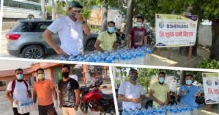 लायन्स बोहीमिएन्सद्वारा भैरहवा क्षेत्रमा पानी वितरण जारी, आज २० औँ दिन