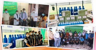 भीम अस्पताललाई स्वास्थ्य सामग्री प्रदान