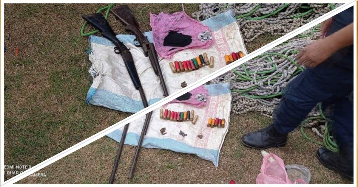 बाख्राको खोरबाट हातहतियार बरामद