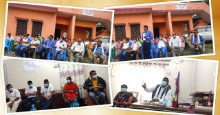 ओमसतियाका सबै वडा अध्यक्षले गरे गाँउसभा बहिष्कारकाे घाेषणा
