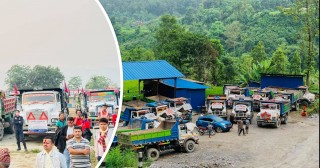 टिप्पर चालक, सहचालक र ब्यवसायीहरुकाे माग कोभिड भ्याक्सिन 