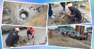 भैरहवा–तौलिहवा सडककाे अख्तियारले गुणस्तर छानविन गर्दै