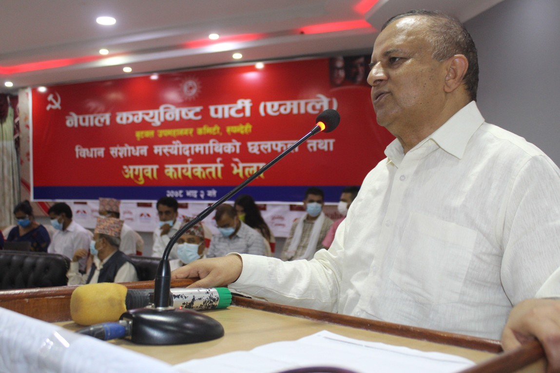 एमाले आस्था र विश्वासले बनेको पार्टी  : पोखरेल