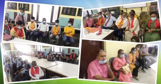 भैरहवा नमुना माविद्वारा  विद्यार्थीहरुलाई सम्मान