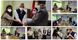 प्रतिमान–नीमा स्मृति प्रतिष्ठानद्वारा  ८५ लाख बराबरको स्वास्थ्य सामग्री सहयोग