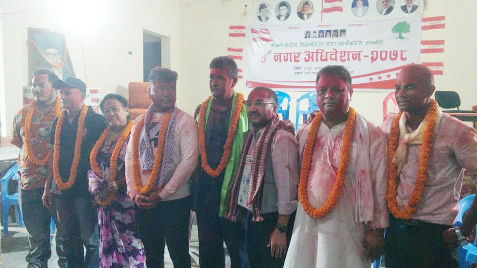 सिद्धार्थनगर कांग्रेस सभापतिमा खड्का निर्वाचित, प्यानल नै विजयी