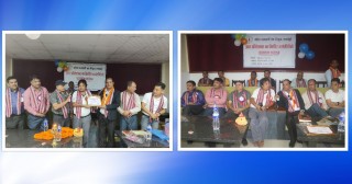 मदिरा व्यवसायी संघ भैरहवाको नवनिर्वाचित कार्यसमितिको पदस्थापना