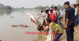 वर्षेनी मुर्ति विसर्जनमा ज्यान जाने भएपछि नदी बाहिरबाट मुर्ति विसर्जन