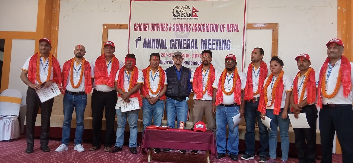 नेपाल अम्पायर्स तथा स्कोरर संघको अध्यक्षमा सरकार