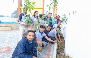 उद्याेग व्यापार संगठन रुपन्देहीद्वारा वृक्षाराेपण