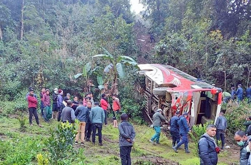 पाल्पा बस दुर्घटना : ६ जनाको सनाखत (अपडेट)