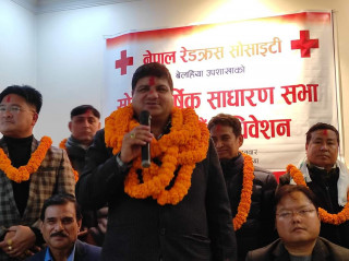 नेपाल रेडक्रस सोसाइटी बेलहिया उपशाखाको अध्यक्षमा सुमन शर्मा