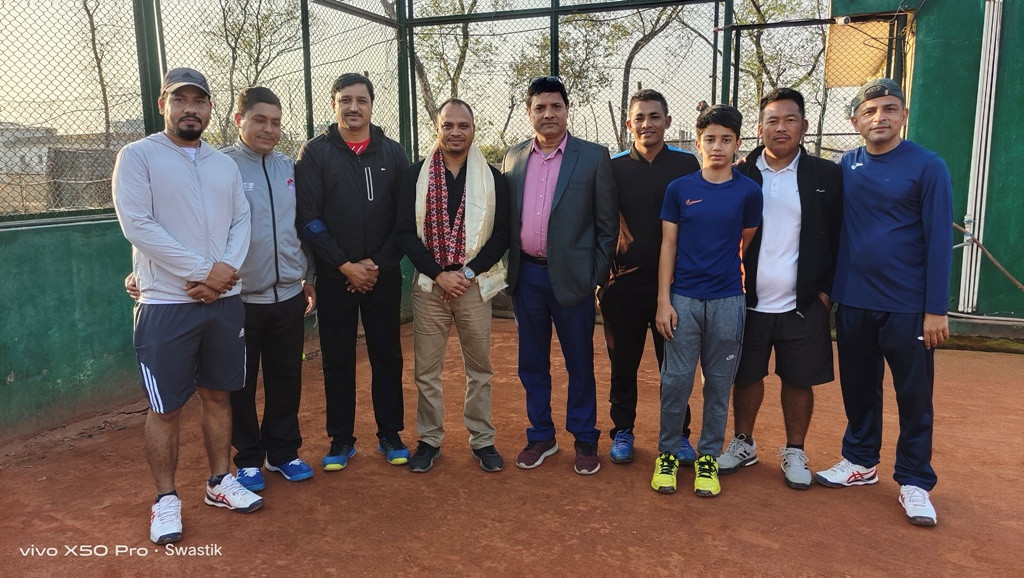 अन्तर्राष्ट्रिय लनटेनिस कोर्ट निमार्णमा पहल गर्ने प्रतिवद्ता
