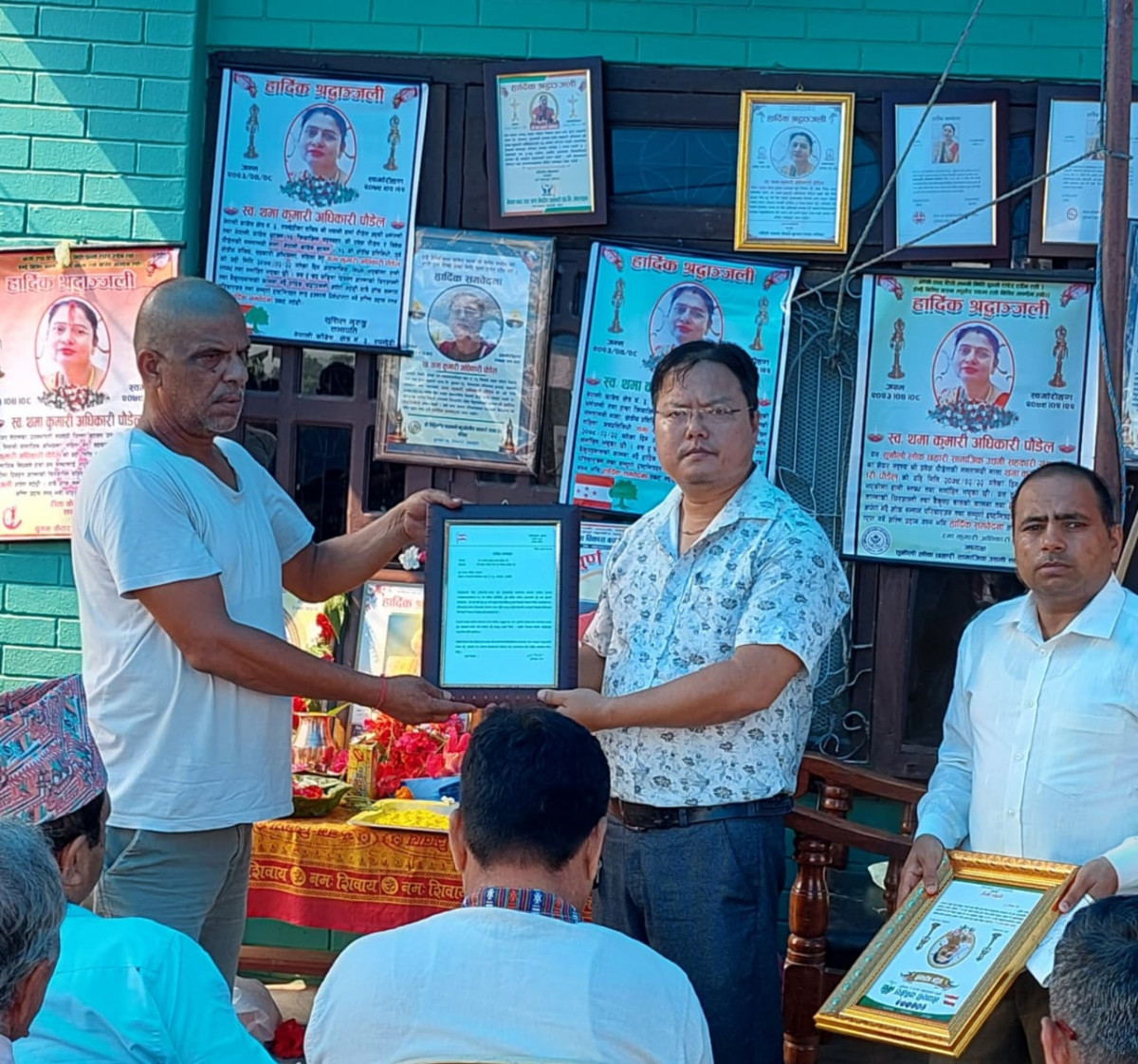 पूर्व क्षेत्रीय सचिवको निधनमा कांग्रेस–३ द्वारा शोकसभा