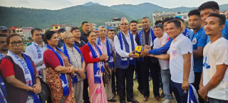 खेलबाट दलहरुले स्वच्छ राजनीतिक प्रतिष्पर्धा सिक्नुपर्छ : विष्णु पौडेल