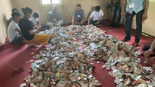 लुम्बिनीको दानपात्रमा  २२ लाख ९७ हजार