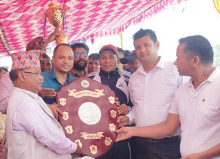 बाँकेले जित्यो लुम्बिनीको राष्ट्रपति रनिङ शिल्ड