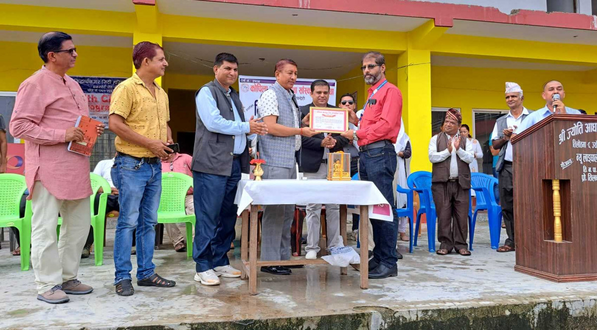 कोपिला खेलकुद तथा साँस्कृतिक संस्थाद्धारा तिलोत्तमा ८ मा निशुल्क स्वास्थ्य शिविर सम्पन्न