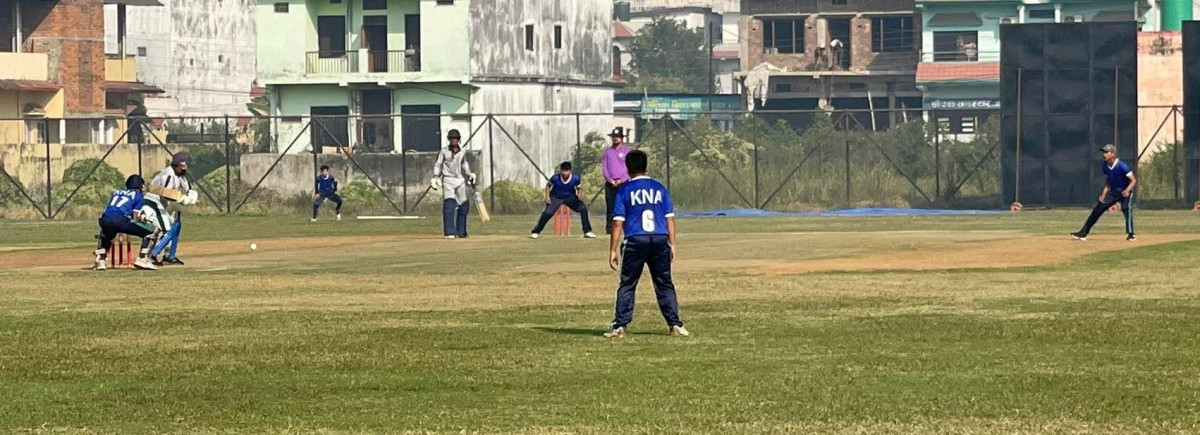 अन्तरविद्यालय क्रिकेटः काशी नोबल र शान्ति नमूना विजयी