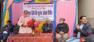 तिलाेत्तमा  १२ शिवपुर मा बि मा  नि:शुल्क आँखा शिविर सम्पन्न