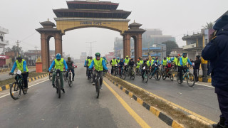 लायन्स क्लब अफ प्रोग्रेसिभ सिद्धार्थनगरको आयोजनामा भैरहवामा लायन साईकल यात्रा कार्यक्रम सम्पन्न