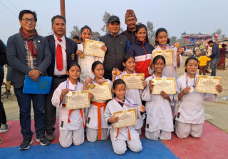 जापान गोजूरियो मिशन नगर स्तरीय कराते प्रतियोगिता सम्पन्न
