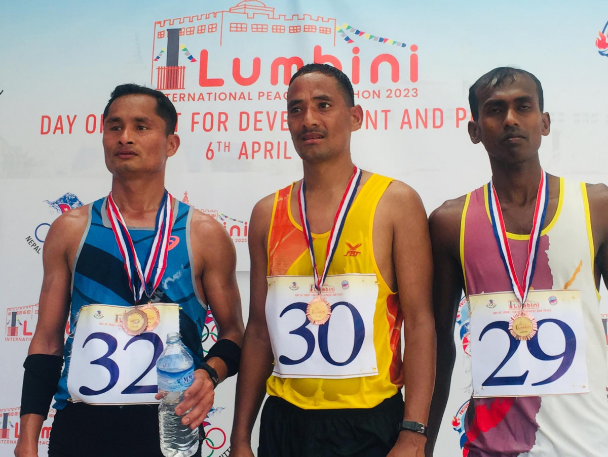 अन्तर्राष्टिय पिस म्याराथनमा सेनाका भाट प्रथम
