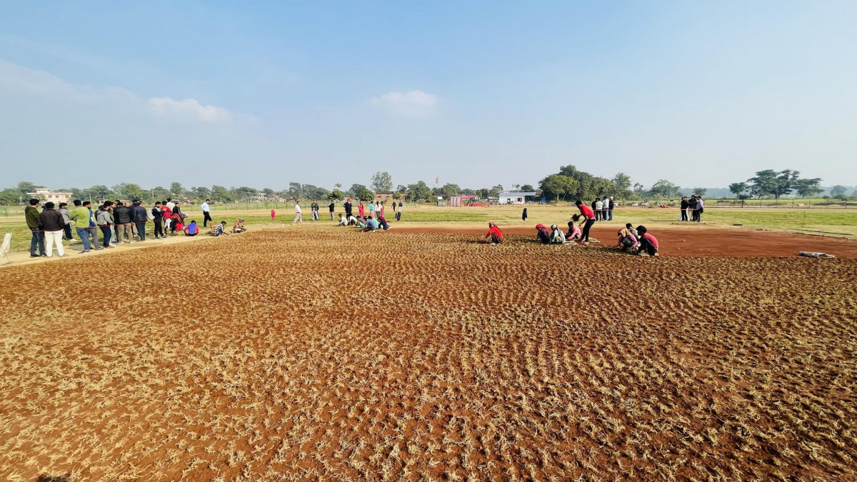 ५२ दिनमै निजी लगानीमा ‘एक्स्ट्राटेक’ अन्तर्राष्ट्रिय क्रिकेट मैदान, १ फागुनदेखि प्रतियाेगिता