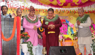 धार्मिक एकताको सन्देश : बौद्ध गुरु उपाध्यक्ष डा. लामाले गरे महायज्ञको उद्घाटन
