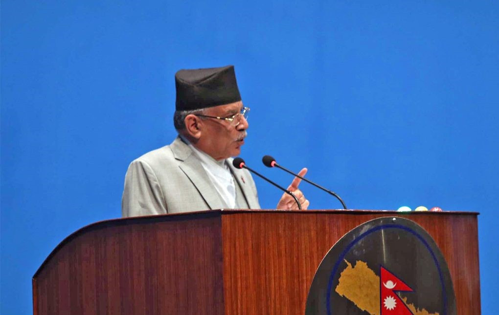 कांग्रेस र एमालेलाई डरले जोड्यो : प्रचण्ड