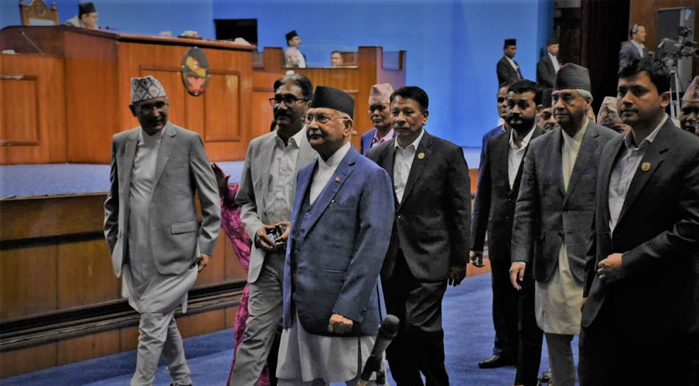 प्रधानमन्त्री ओलीले पाए विश्वासको मत, ओली बने दुई तिहाइको शक्तिशाली प्रधानमन्त्री