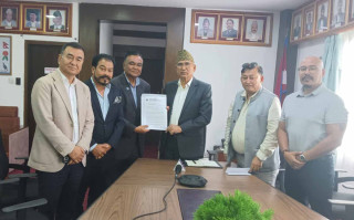 होटल संघका प्रतिनिधि र अर्थमन्त्री पौडेलबीच छलफल