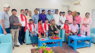 लुम्बिनी प्रदेशका नवनिर्वाचित पदाधिकारीहरुलाई  होटल व्यवसायी महासंघले सम्मान गर्यो