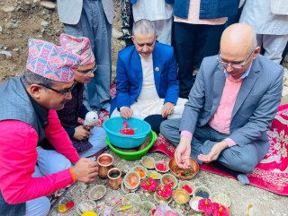 उपप्रधानमन्त्री पौडेलद्धारा लुम्बिनी प्रादेशिक अस्पतालको अत्याधुनिक भवन शिलान्यास